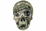 Polished Ocean Jasper Skull #115559-1